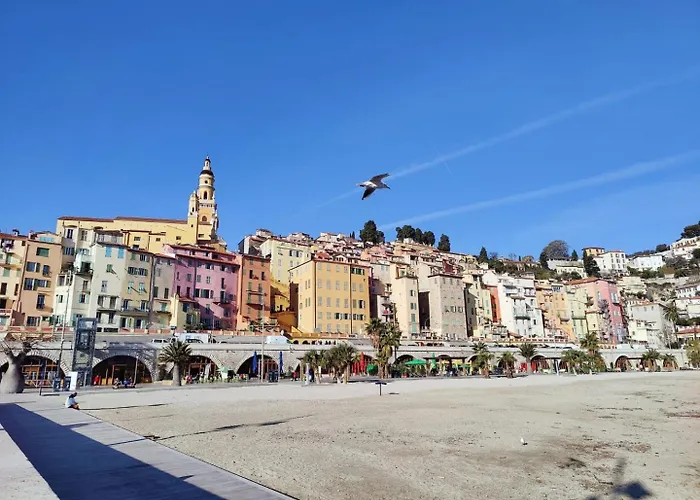 Le Coq Piacere - Garage - Ac - Wi-fi - Sea View Apartment Menton